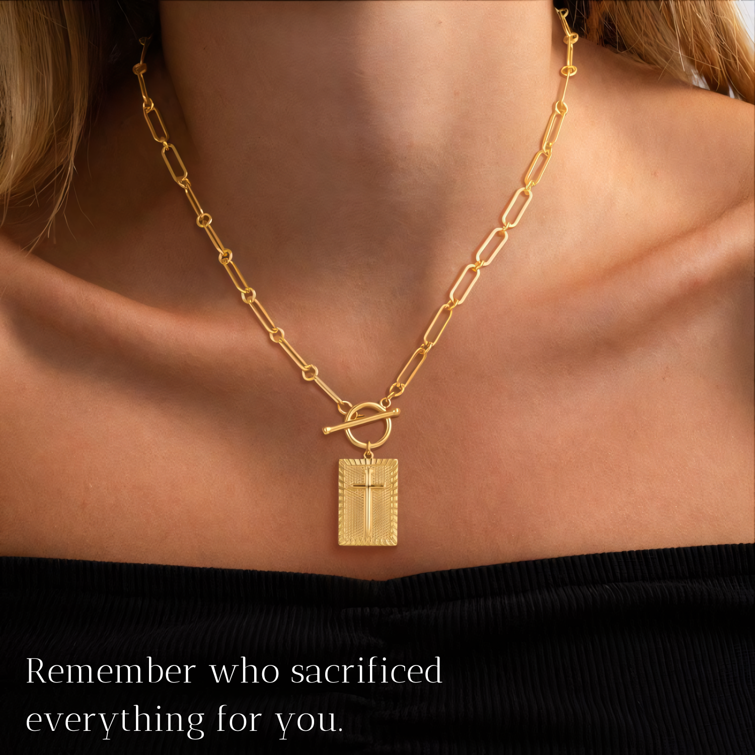 The Dainty Nail Cross Necklace