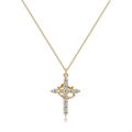 Crown Cross Necklace