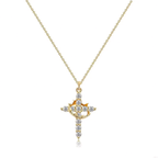 Crown Cross Necklace