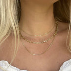 18k Triple Layer Necklace