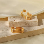 18k Triple Layer Hoop Earrings