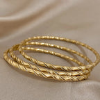 3PC Twisted Bangles
