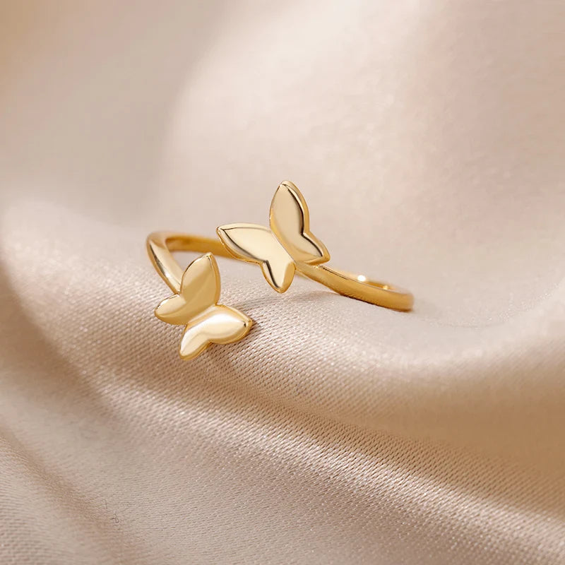 Open Butterfly Ring