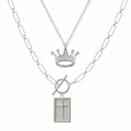 2PC Jesus Is King Necklaces