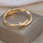 Simple Round Open Bangle 2.0