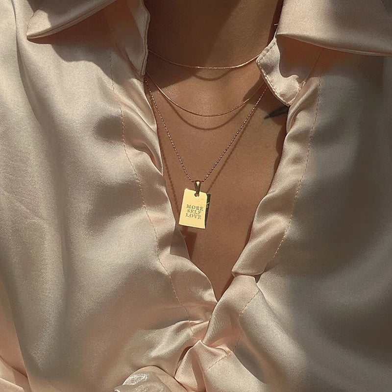 Engraved Motivational Necklaces