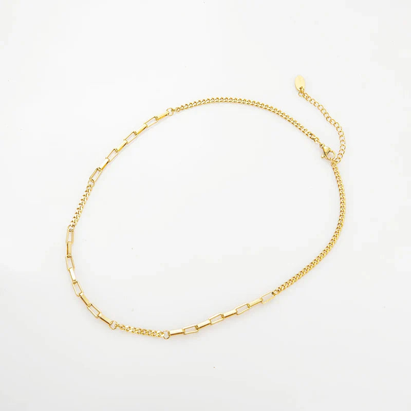 Dainty Geometric Choker