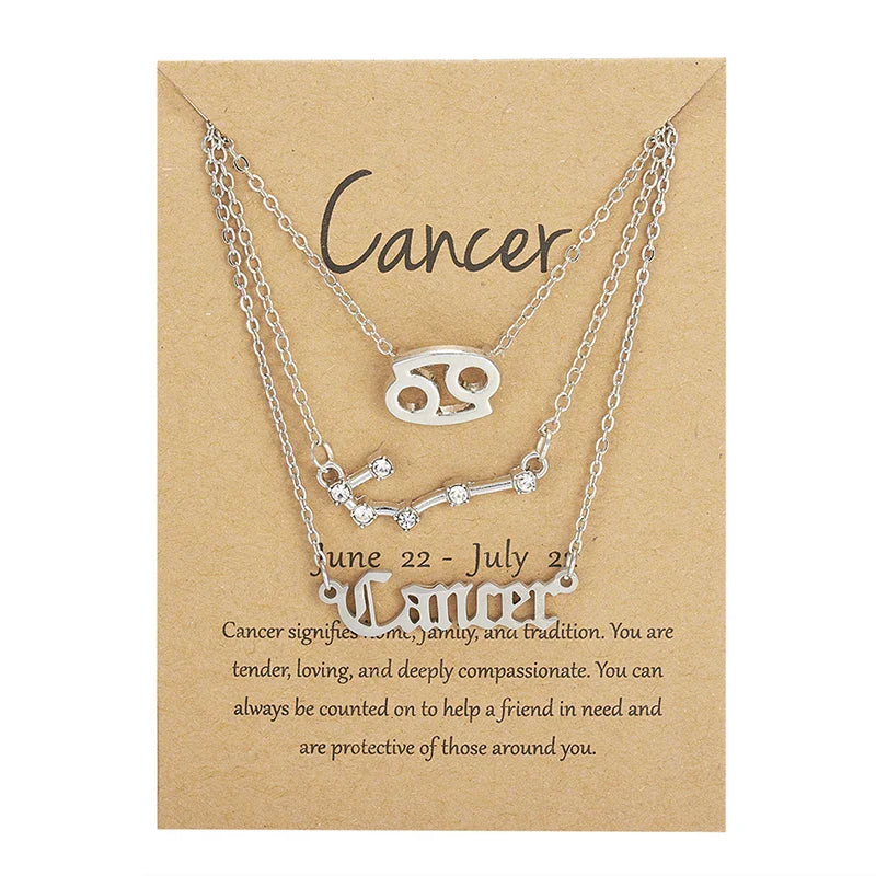 3PC Zodiac Necklaces