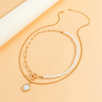 Multi Layer Pearl Necklaces