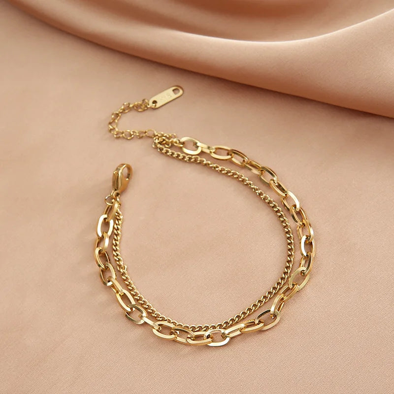 Stylish Multilayer Chain Bracelet