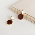 Vintage Enamel Earrings