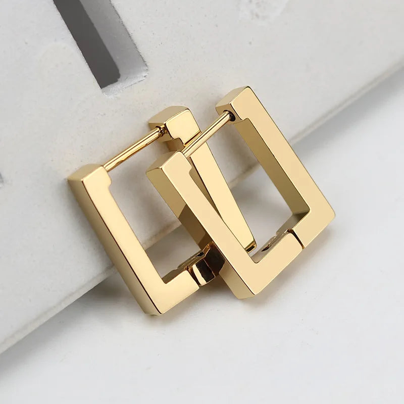 Solid Geometric Earrings