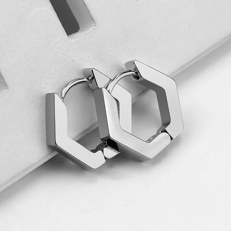 Solid Geometric Earrings