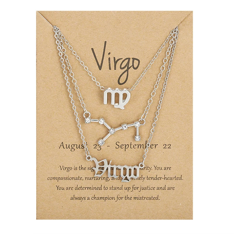 3PC Zodiac Necklaces