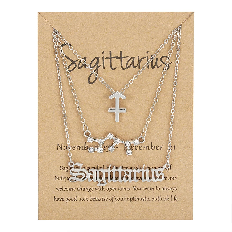 3PC Zodiac Necklaces