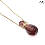 Crystal Perfume Bottle Necklace