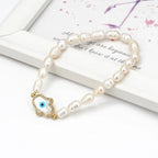 Evil Eye Pearl Bracelets