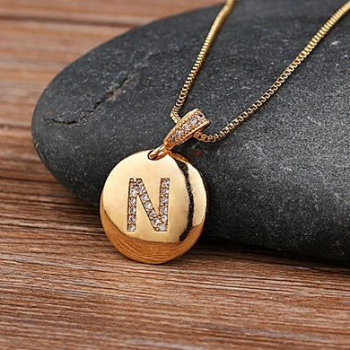 Simple Initial Necklace
