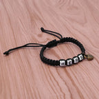 His & Hers Love Lock Woven Bracelets
