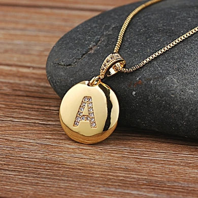 Simple Initial Necklace