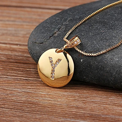 Simple Initial Necklace