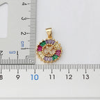 Colorful Diamond Initial Necklace 2.0