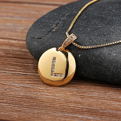 Simple Initial Necklace