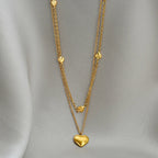 Double Layered Lovers Necklace