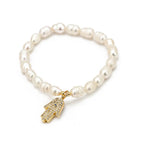 Evil Eye Pearl Bracelets