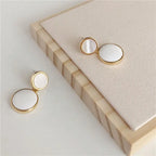 Vintage Enamel Earrings