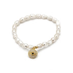 Evil Eye Pearl Bracelets