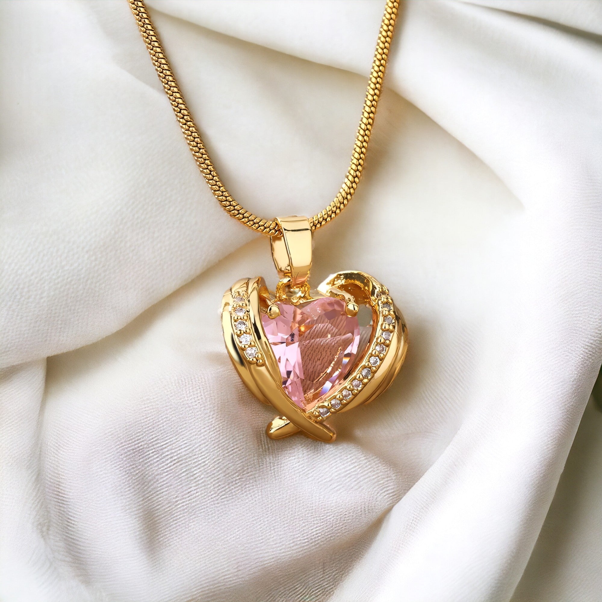 Embraced Heart Necklace - Free Gift