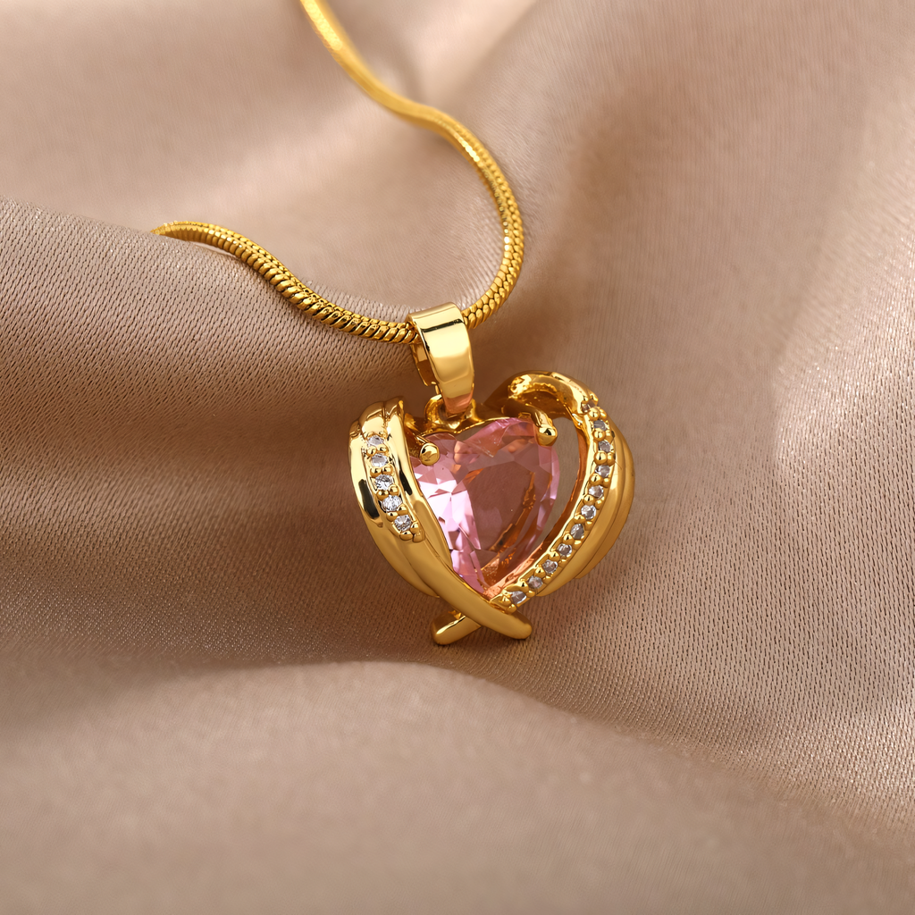 Embraced Heart Necklace - Free Gift