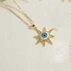 Exaggerated Evil Eye Necklaces