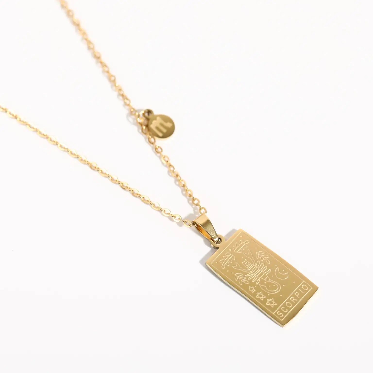 Vintage Zodiac Tarot Necklace