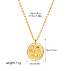 Retro Paperclip Pendant Necklaces