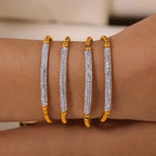 18k Crystal Chain Bracelet