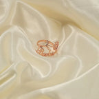 Custom Birth Flower & Name Ring