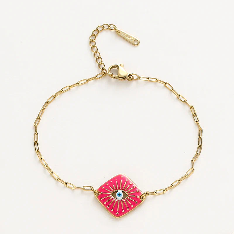 Simple Boho Evil Eye Bracelet