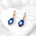 Simple Evil Eye Shape Earrings