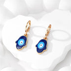 Simple Evil Eye Shape Earrings