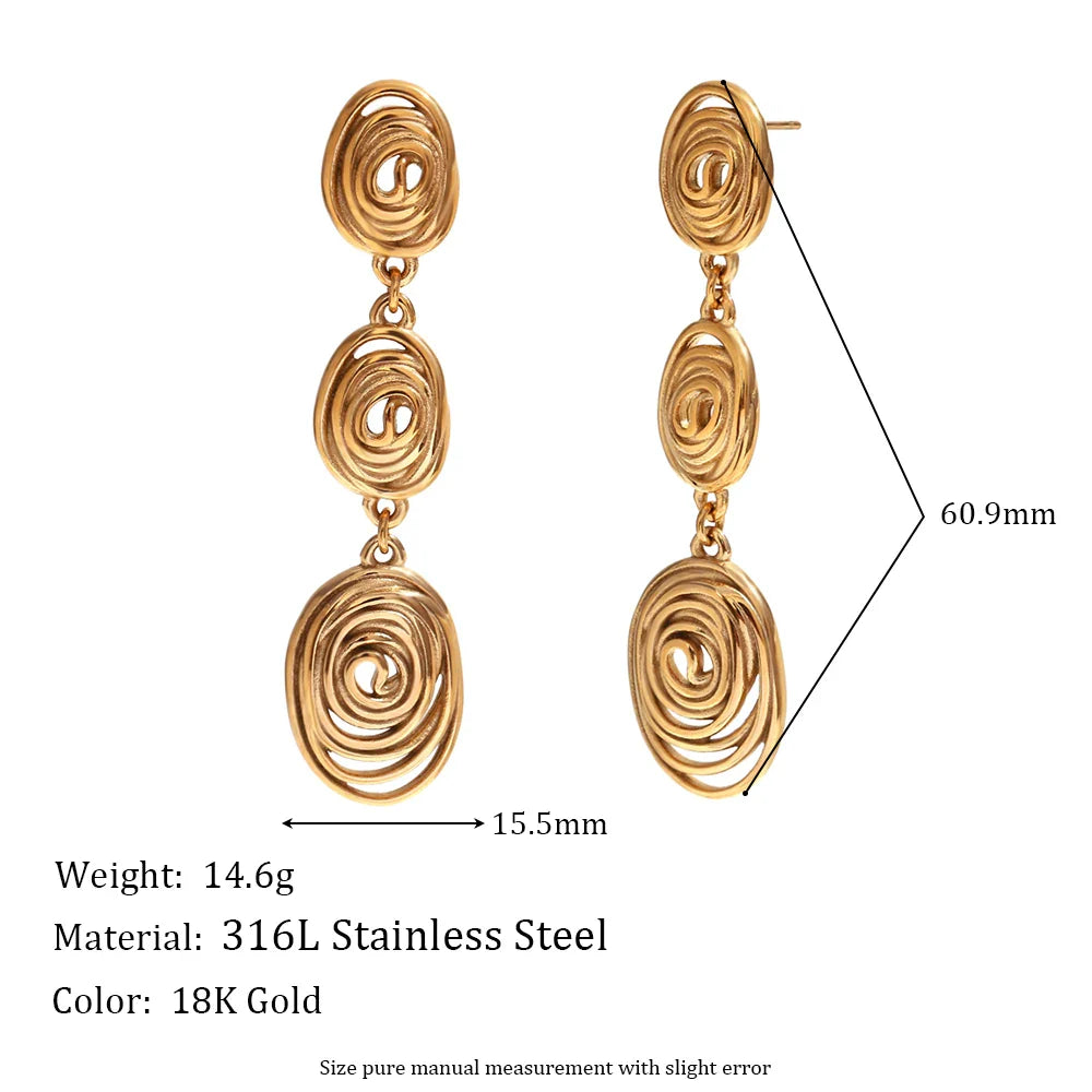 Swirly Vortex Earrings