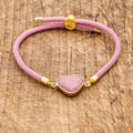 Simple Heart Stone Bracelet