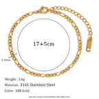 18k Modern Chain Bracelets