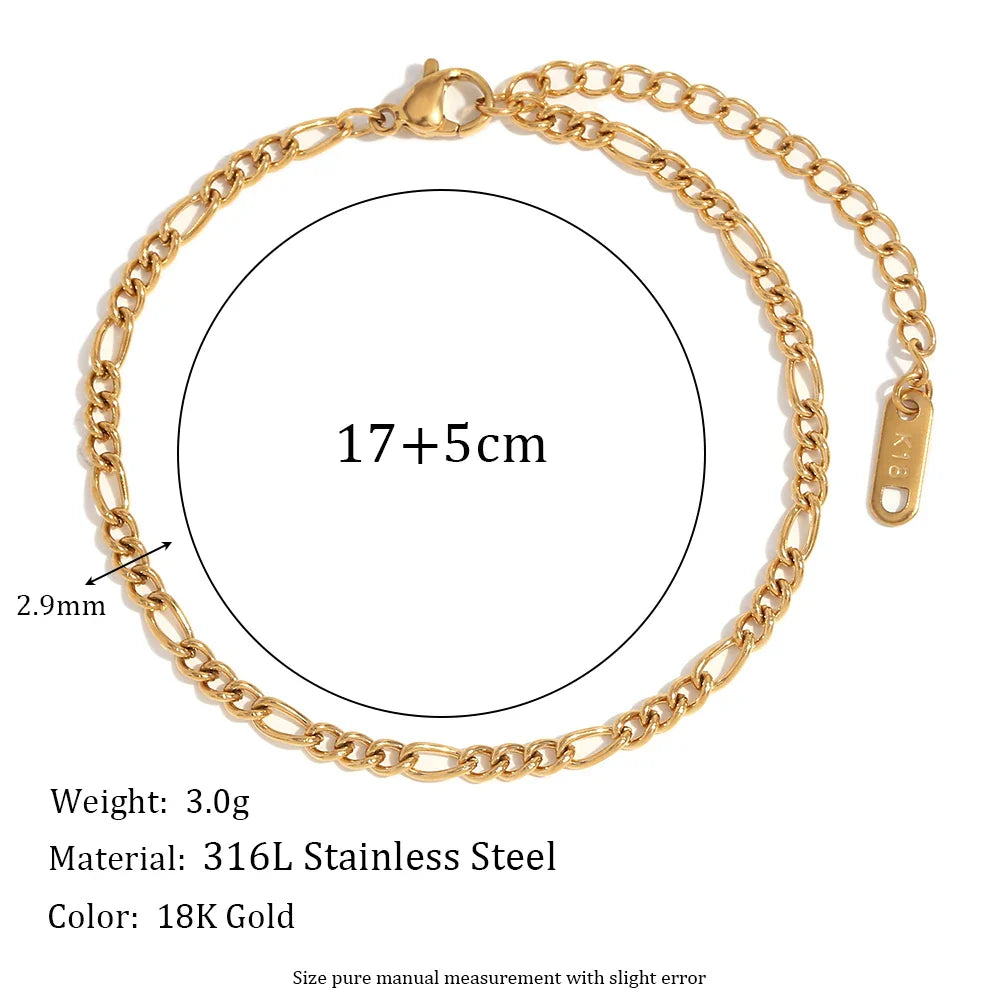18k Modern Chain Bracelets