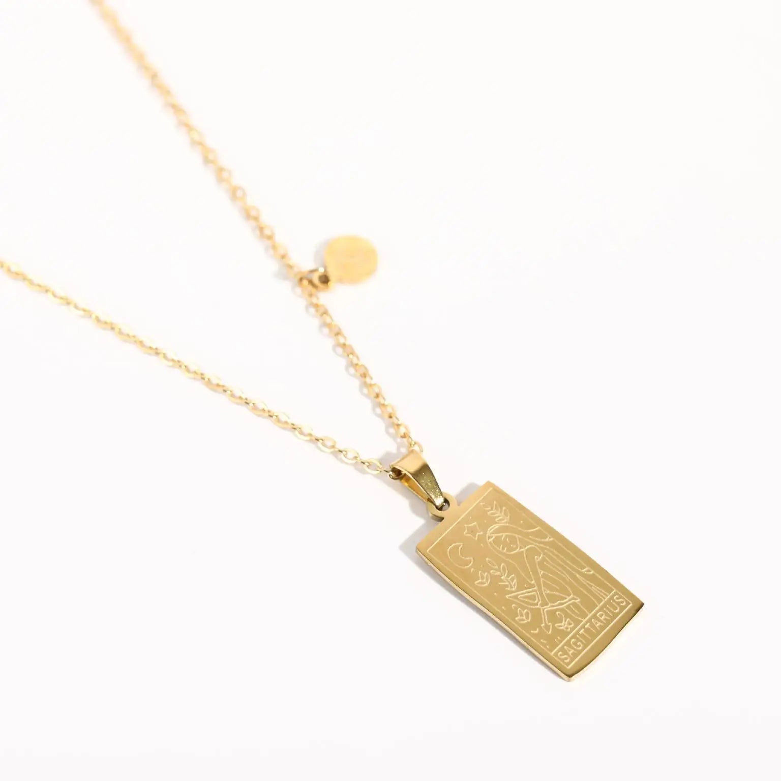 Vintage Zodiac Tarot Necklace