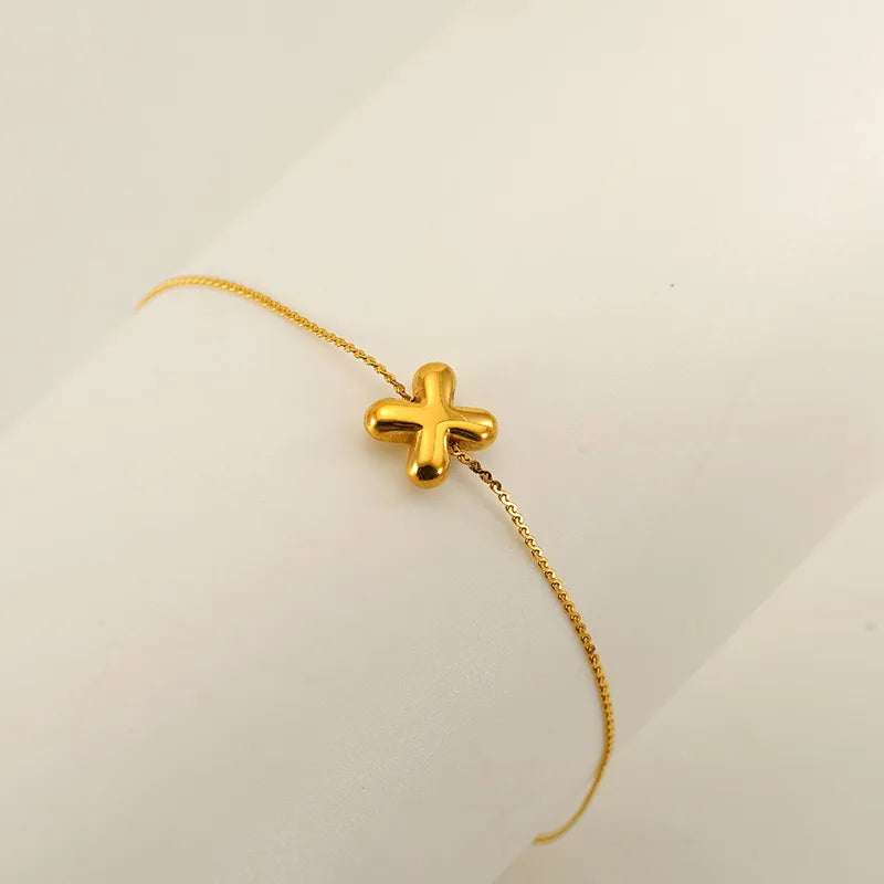 Dainty Bubble Initial Bracelets