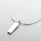 Unisex Minimalistic Ingot Chain