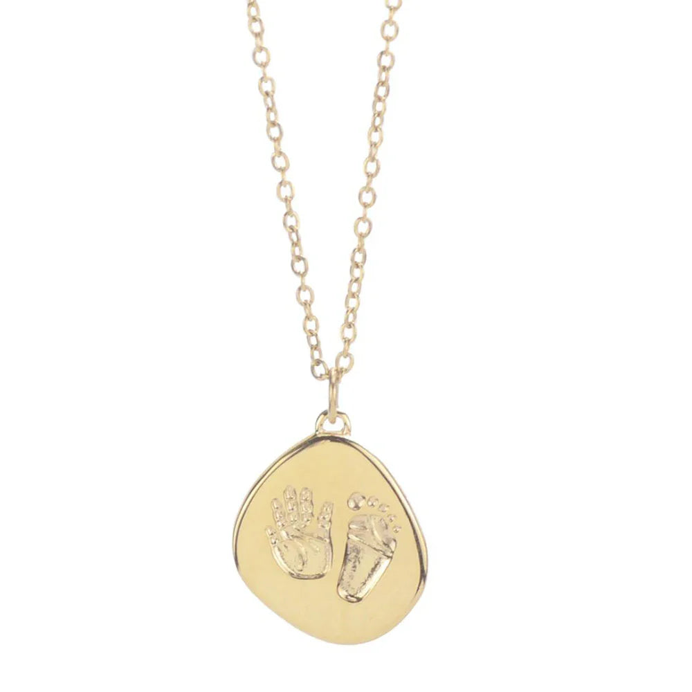 Foot & Hand Print Necklace