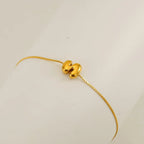 Dainty Bubble Initial Bracelets